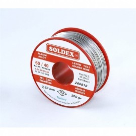 Soldex 0,50mm 200Gr Soldex Lehim Teli Sn60 Pb40