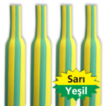 32 mm SARI/YEŞİL DARALAN MAKARON